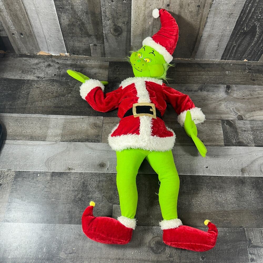 Dr seuss How the Grinch‎ Stole Christmas (2000) 24” plush UNIVERSAL VTG